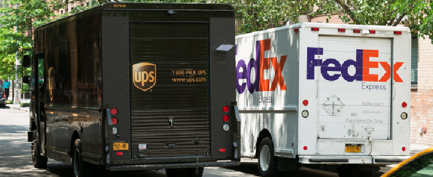 Accidentes con camiones de UPS y FedEx